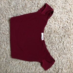 OOTDFash Red Crop Top